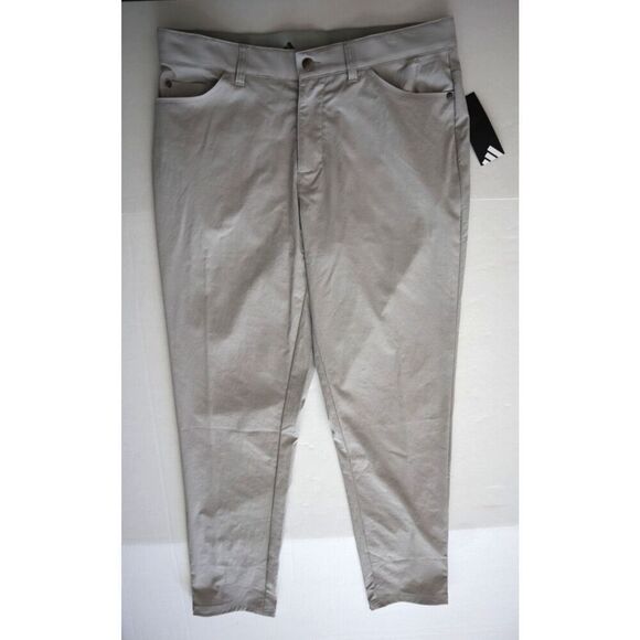 Adidas ADVR0856 Men's Sz 34/30 Gray Slim Fit 5-Pocket Golf Pants - Picture 1 of 11